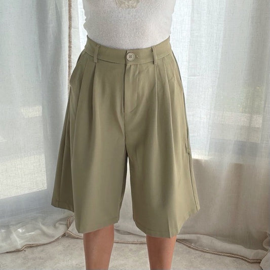 ✨ Bermuda tailleur kaki