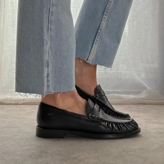 Mocassins Femme Tamaris en Cuir Noir
