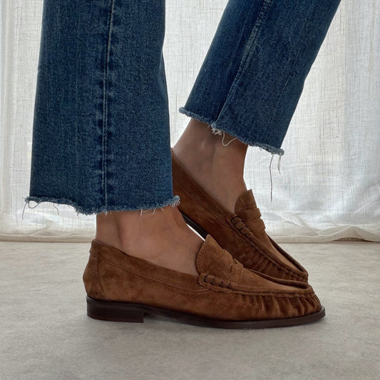 Mocassins femme Semerdjian CAMOSCIO – Camel
