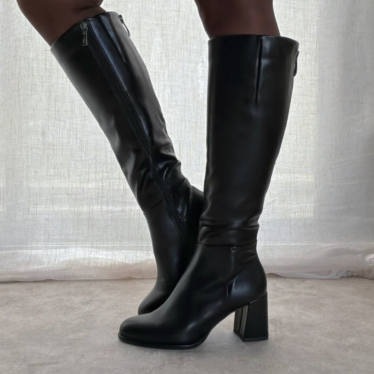 Bottes Hautes Femme Tamaris Noires Talon 7,6 cm