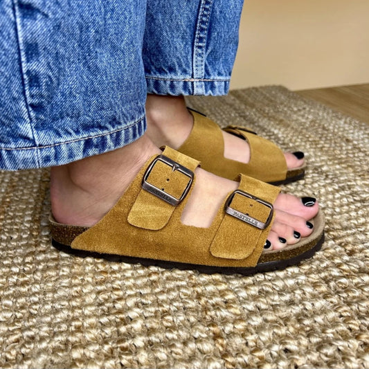 Mules Joy Cuir Pastelle Paris Camel