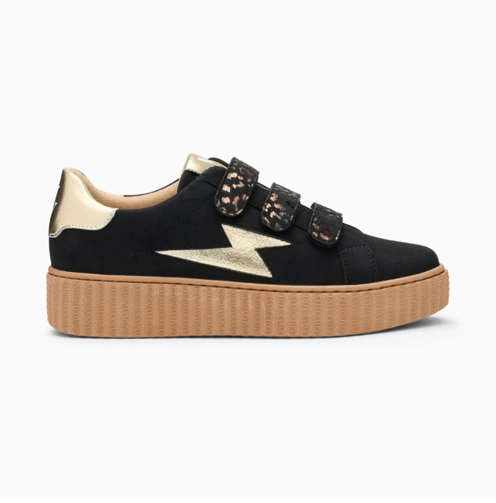 Baskets Vanessa Wu éclair Aby Noir