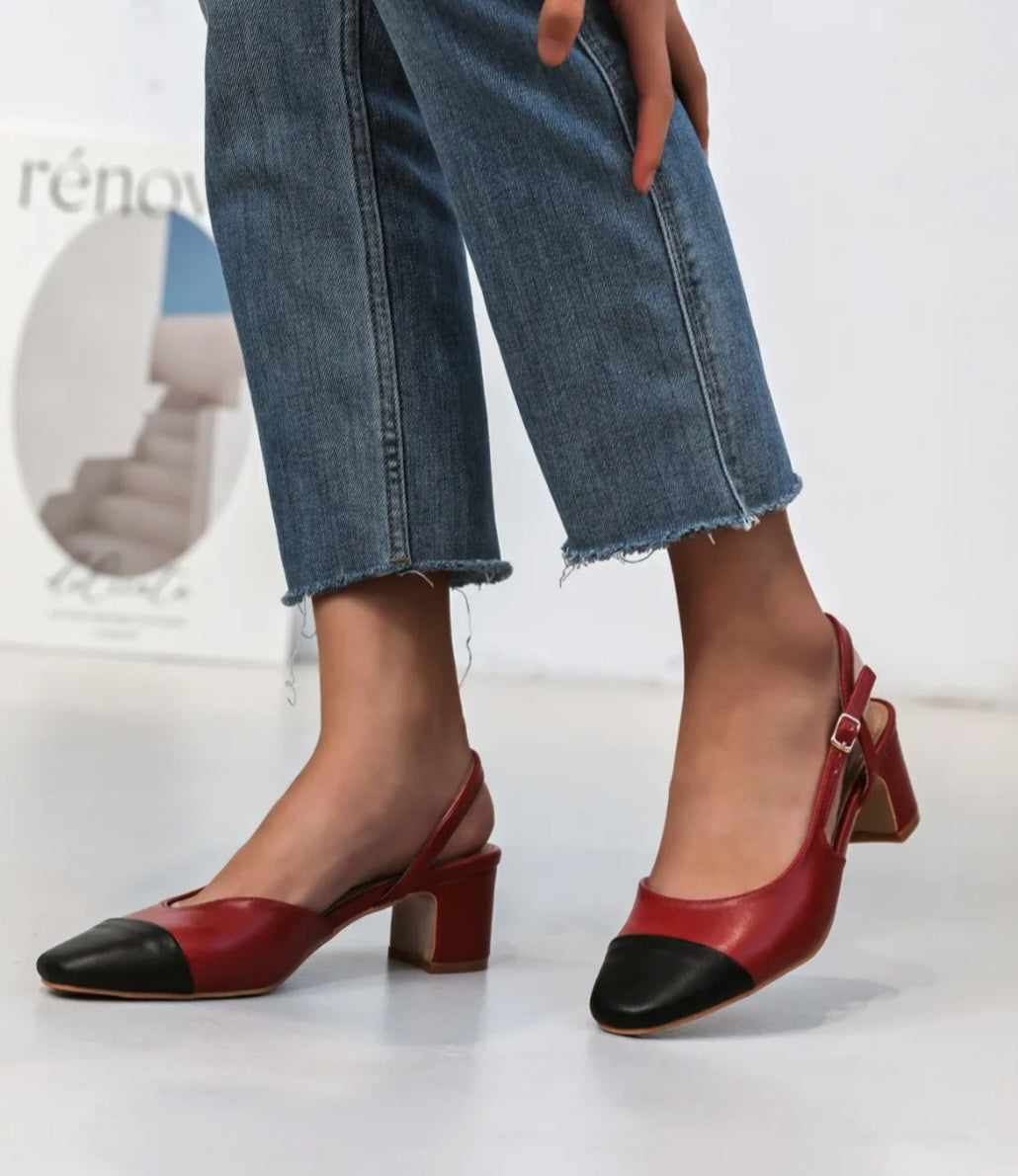 Talon Haut Escarpin Petit Talon Rouge Escarpins Petit Talon Rouge