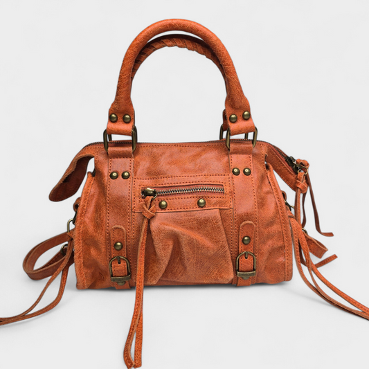 Sac bandoulière Balou - petit format - cuir Orange