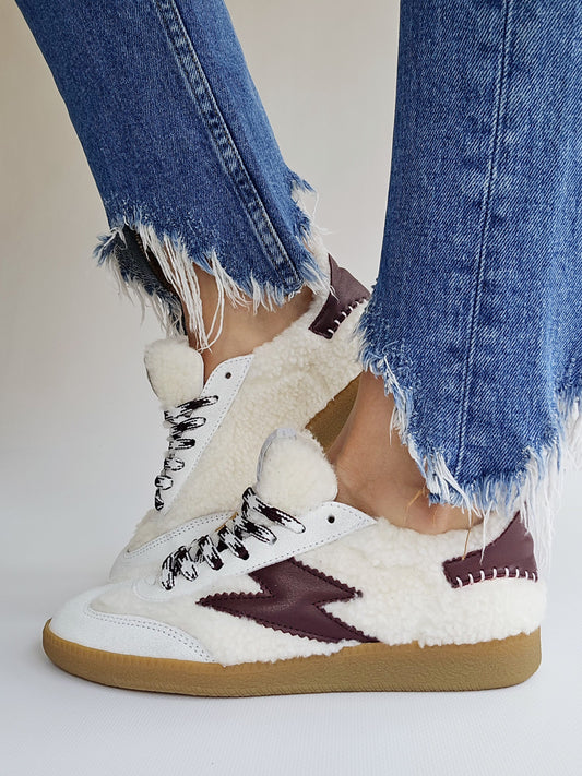 Baskets Semerdjian Hailey C545 Bordeaux