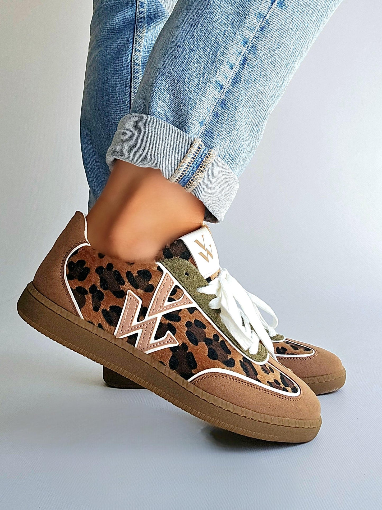 Baskets SUZANNE Vanessa Wu Léopard