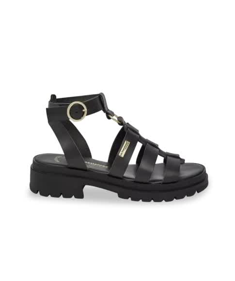 Sandales spartiates Les Tropeziennes TOBO Noir