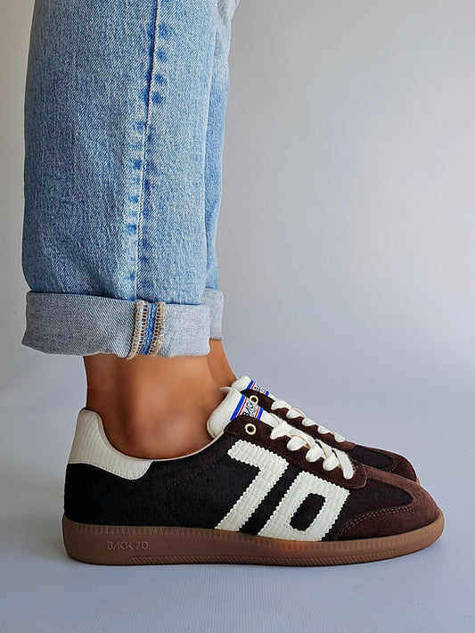 Baskets Back70 cloud poulain Chocolat