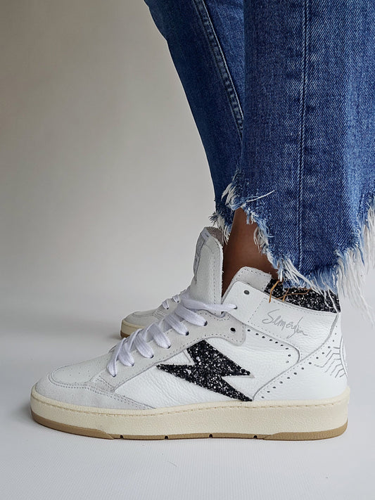 Baskets Semerdjian Braga C242 Blanc & Noir