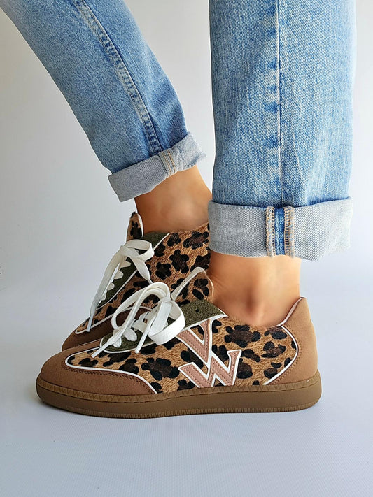 Baskets SUZANNE Vanessa Wu Léopard