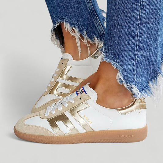 Baskets Back70 cloud Doré