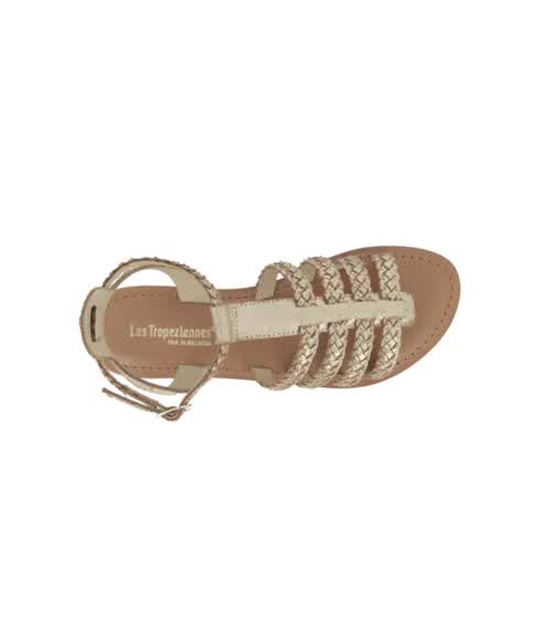 Sandales spartiates Tropeziennes DIABA Doré