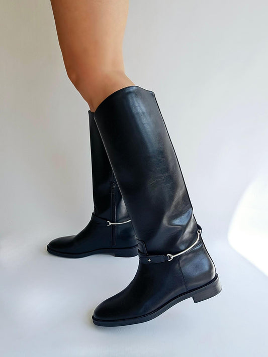 Bottes Cavalières Corina Noir