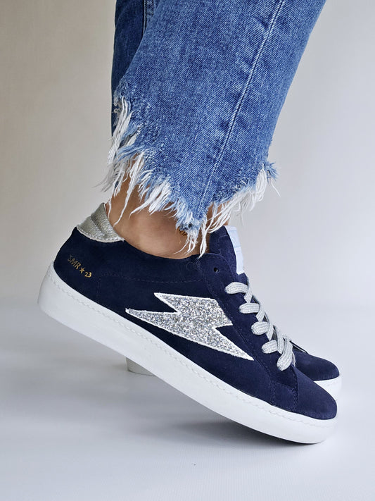 Baskets Semerdjian Maya C843 Bleu marine