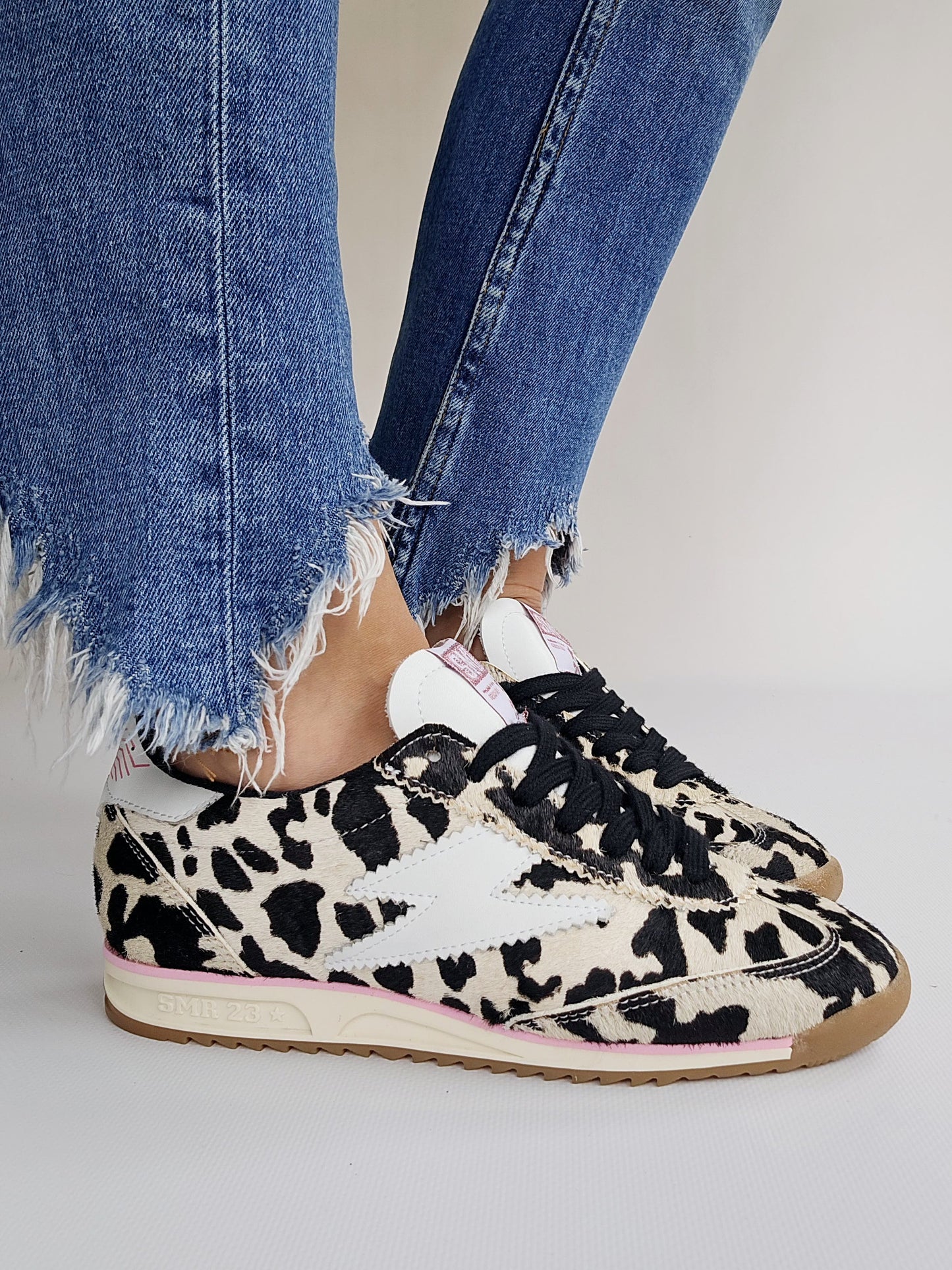 Baskets Semerdjian Joyce 852 Imprimé Vache