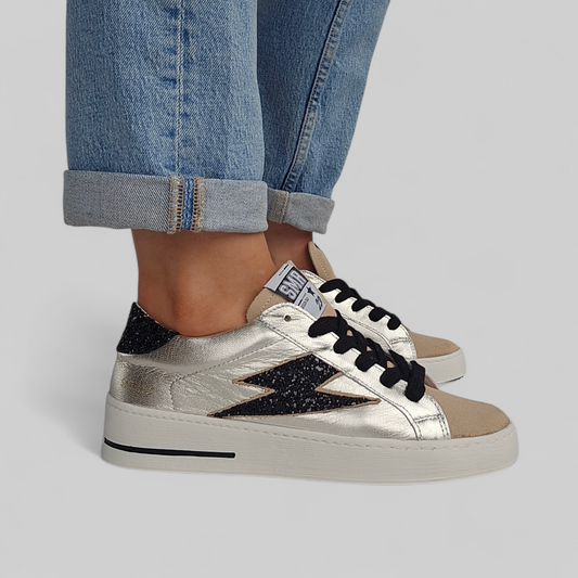 Baskets Semerdjian Maya 2LAMB Or & Noir