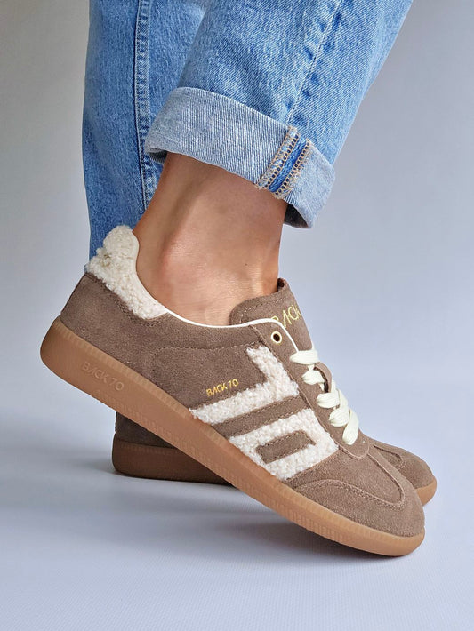 Baskets Back70 cloud boucette Taupe