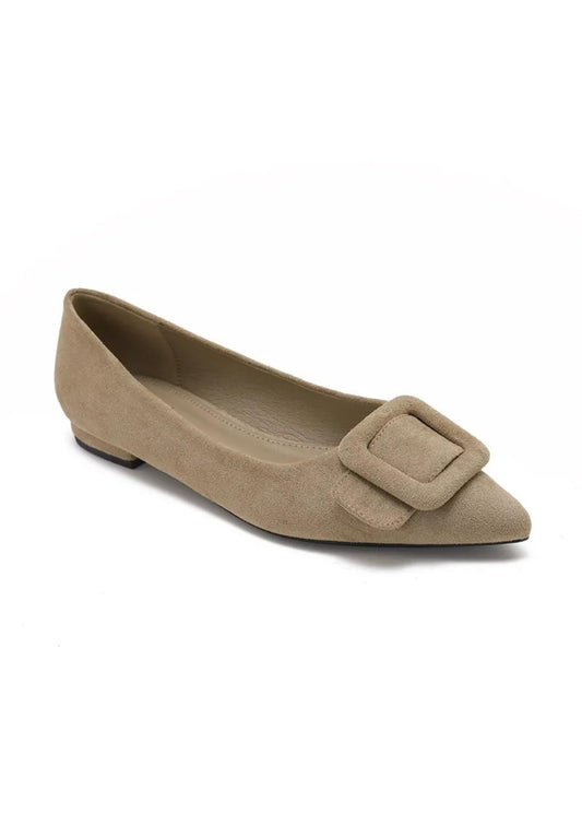 Ballerines bout pointu Taupe
