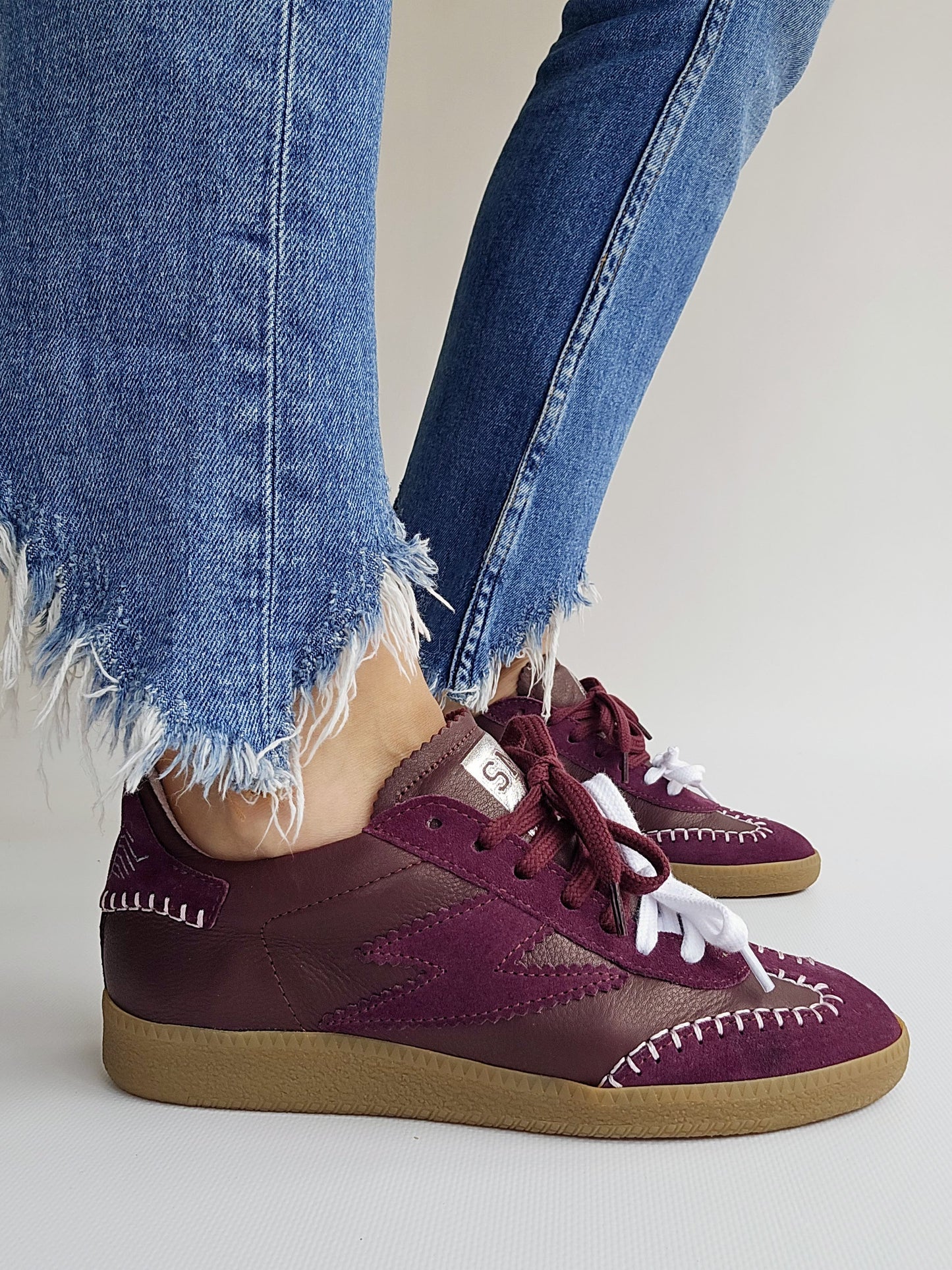 Baskets Semerdjian Zadik C895 Bordeaux