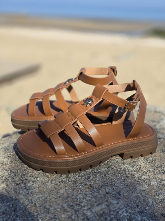 Spartiates soleil Camel