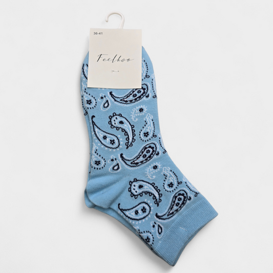 Chaussettes foulards Bleu