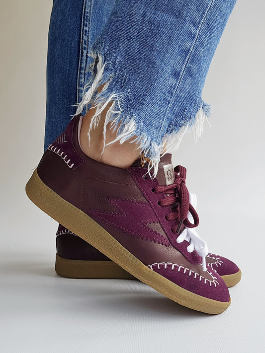 Baskets Semerdjian Zadik C895 Bordeaux