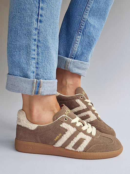 Baskets Back70 cloud boucette Taupe