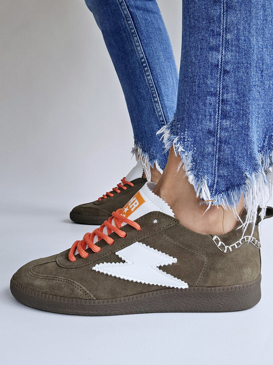 Baskets Semerdjian Ashley C379 Kaki