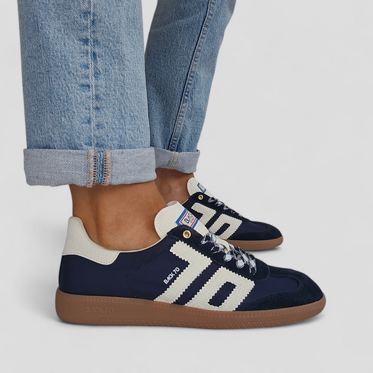 Baskets Back70 cloud - nylon Bleu marine