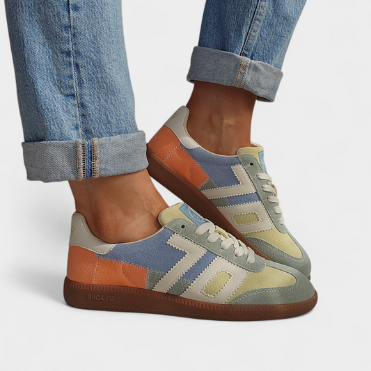 Baskets Back70 Squid - patchwork multicolore Pastel