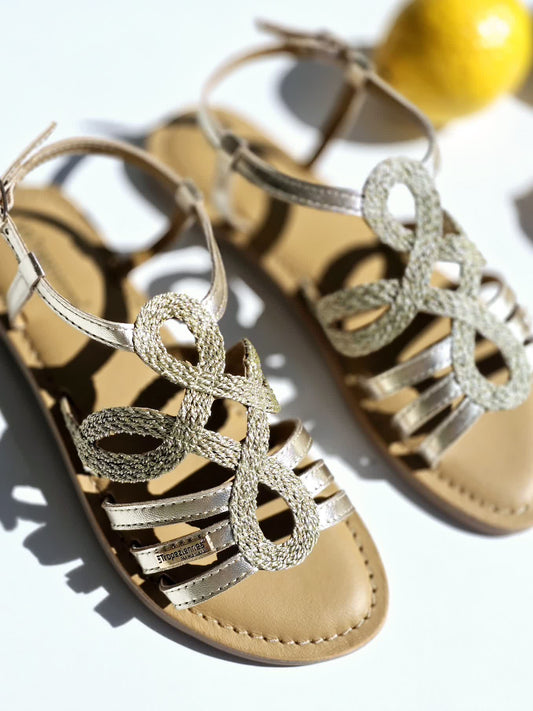 Sandales Les Tropeziennes CHERIE Doré
