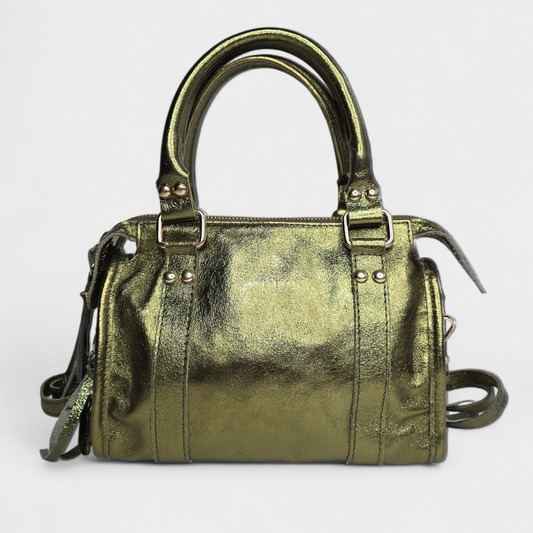 Sac bandoulière Balou - petit format - cuir irisé Vert