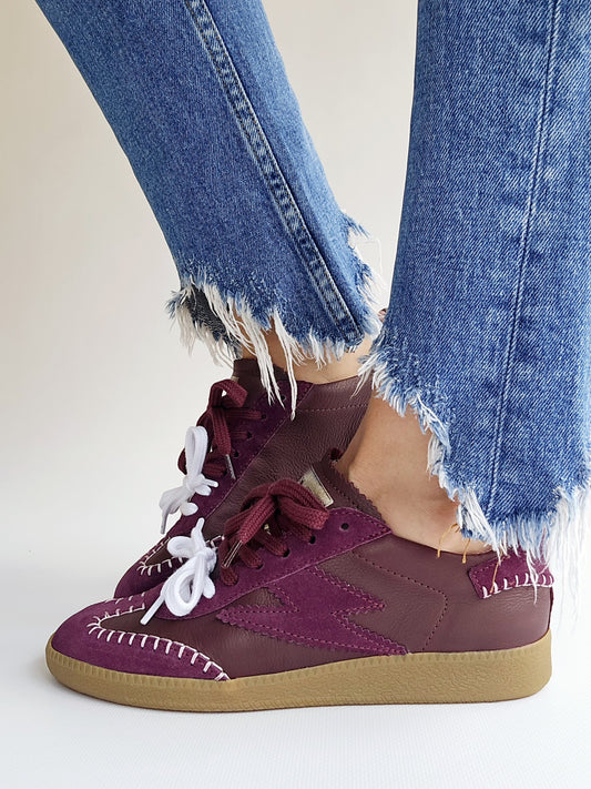 Baskets Semerdjian Zadik C895 Bordeaux