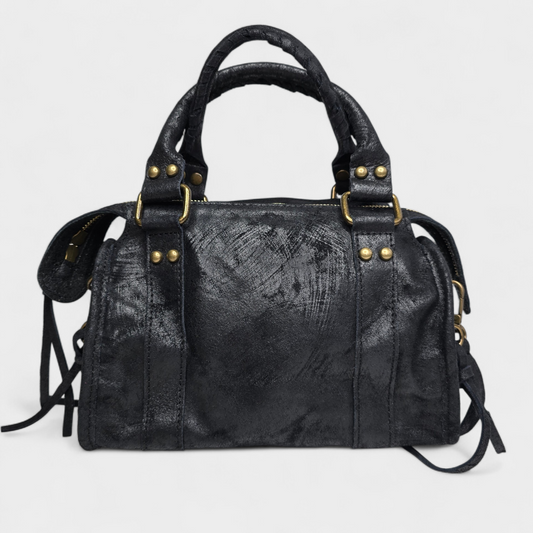 Sac bandoulière Balou - petit format - cuir Noir