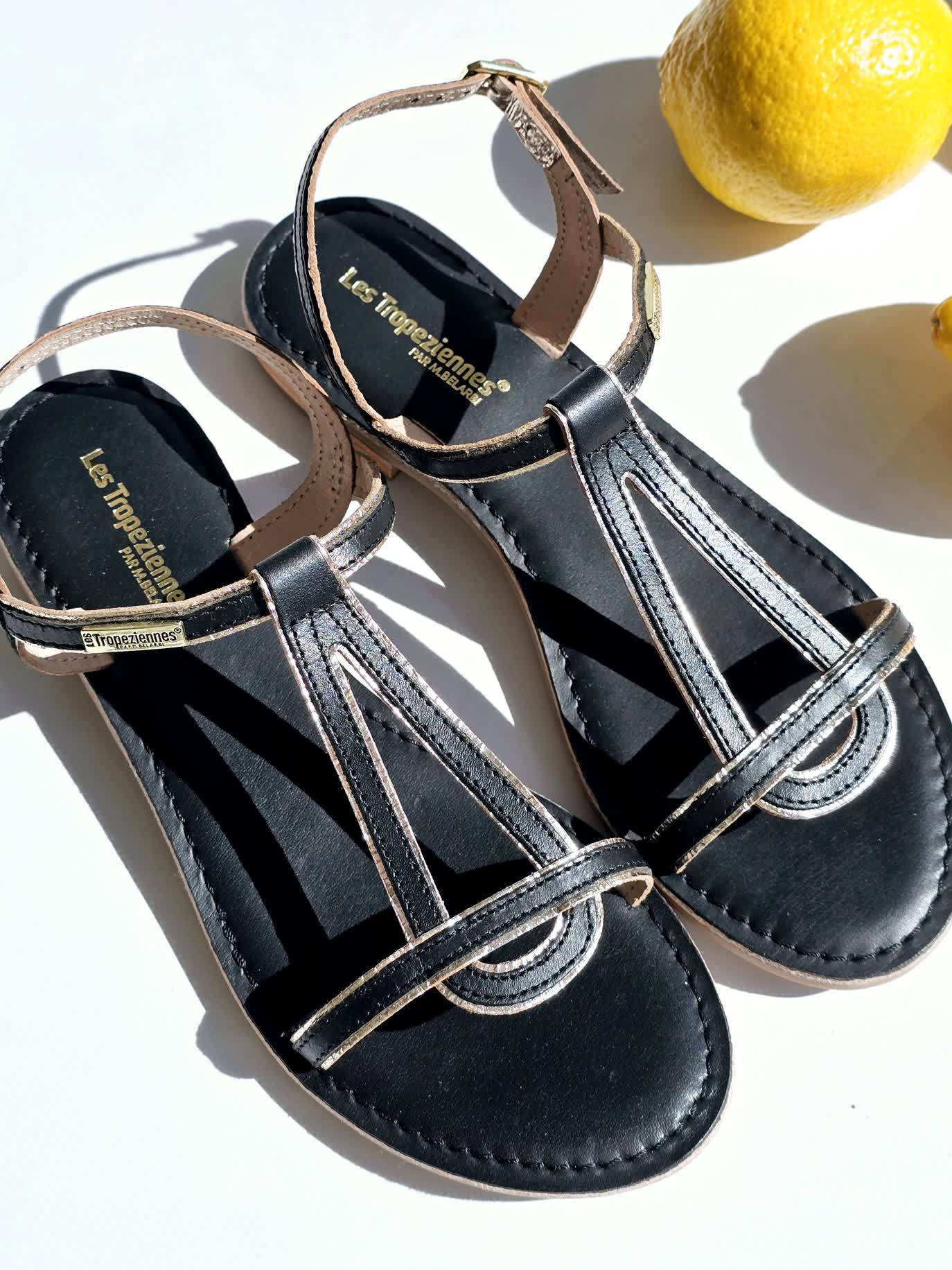 Sandales Les Tropeziennes HAMATRIO Noir