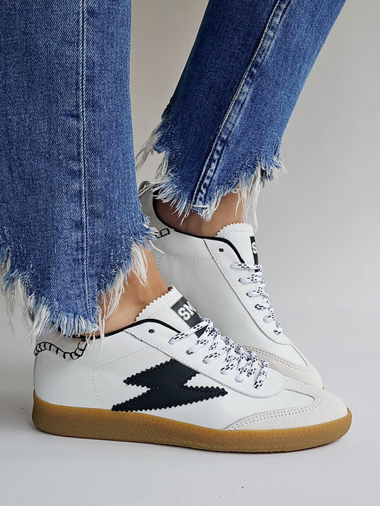 Basket Semerdjian Ashley C396 Noir & Blanc