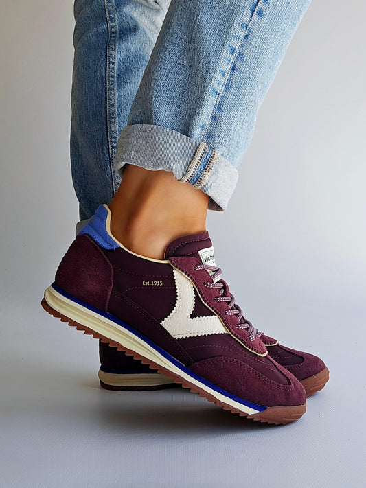 Baskets Victoria - SATURNO running Bordeaux
