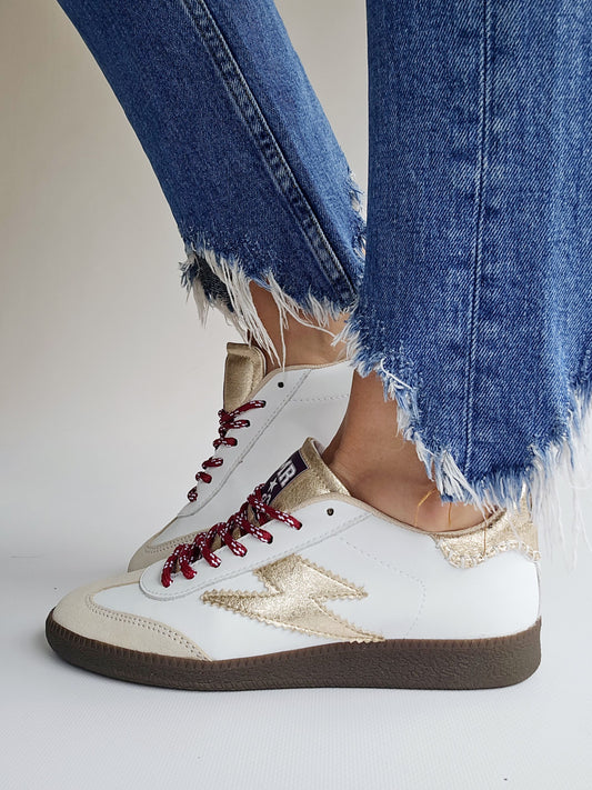 Baskets Semerdjian Ashley C402 Blanc & Gold