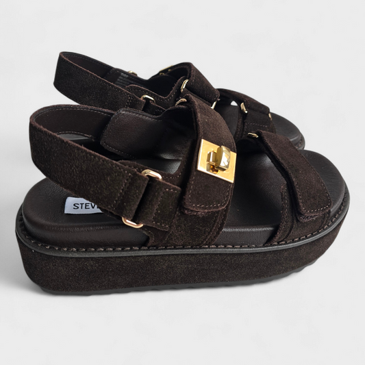 Sandales plateforme Bigmona – Steve Madden – Chocolat