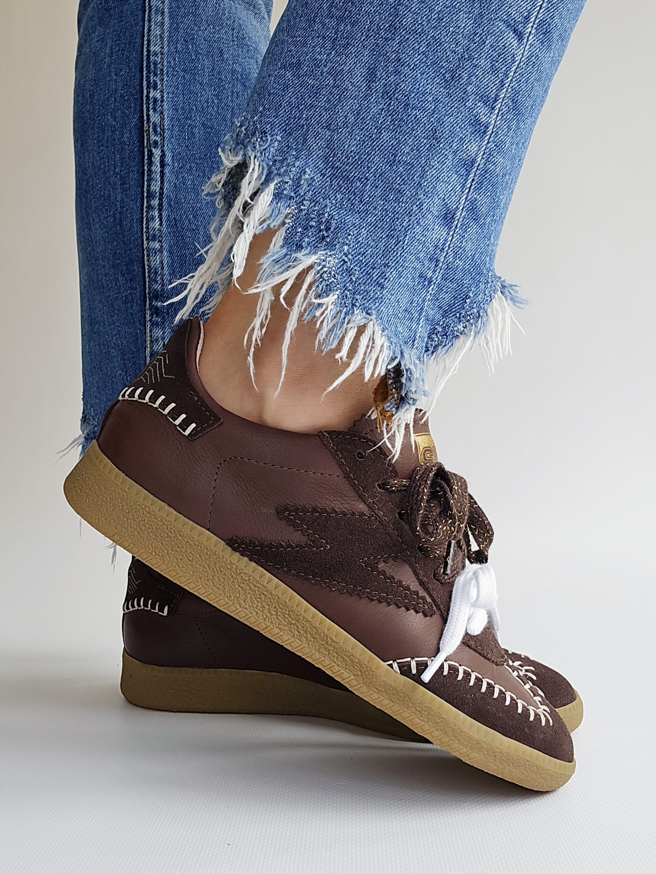 Baskets Semerdjian Zadik C894 Marron – Sandrillonchaussures