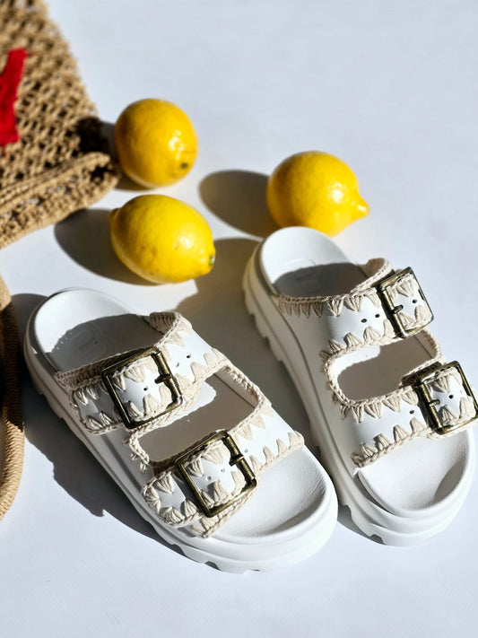 Mules double brides Eva White