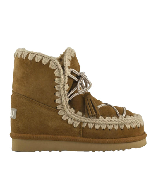 Boots fourrées Mou scoubidou Camel