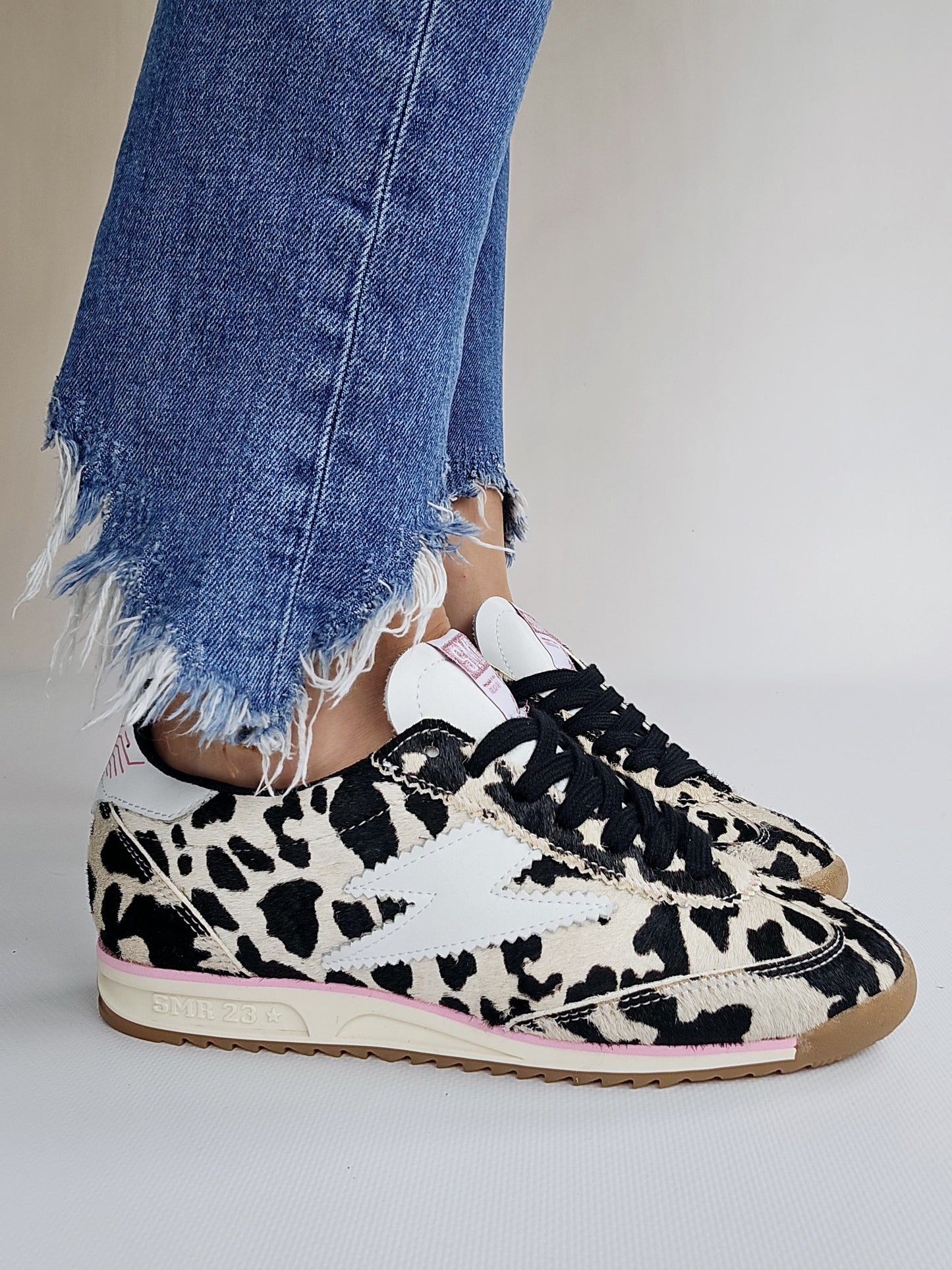Baskets Semerdjian Joyce 852 Imprimé Vache
