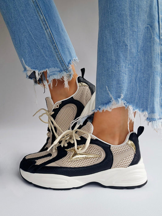 Baskets Vanessa Wu Siloé Noir