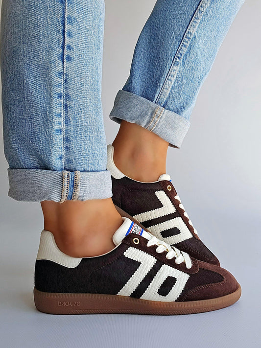 Baskets Back70 cloud poulain Chocolat