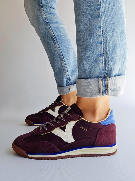 Baskets Victoria - SATURNO running Bordeaux
