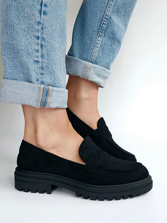 Mocassins suédine Noir