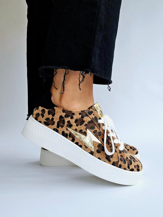 Baskets Vanessa Wu Eléa Léopard