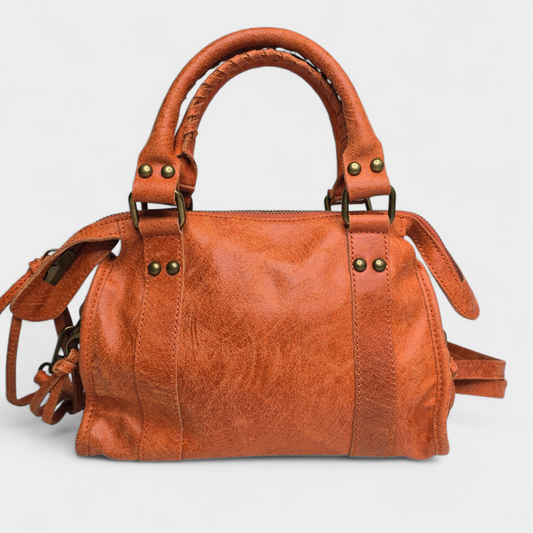 Sac bandoulière Balou - petit format - cuir Orange