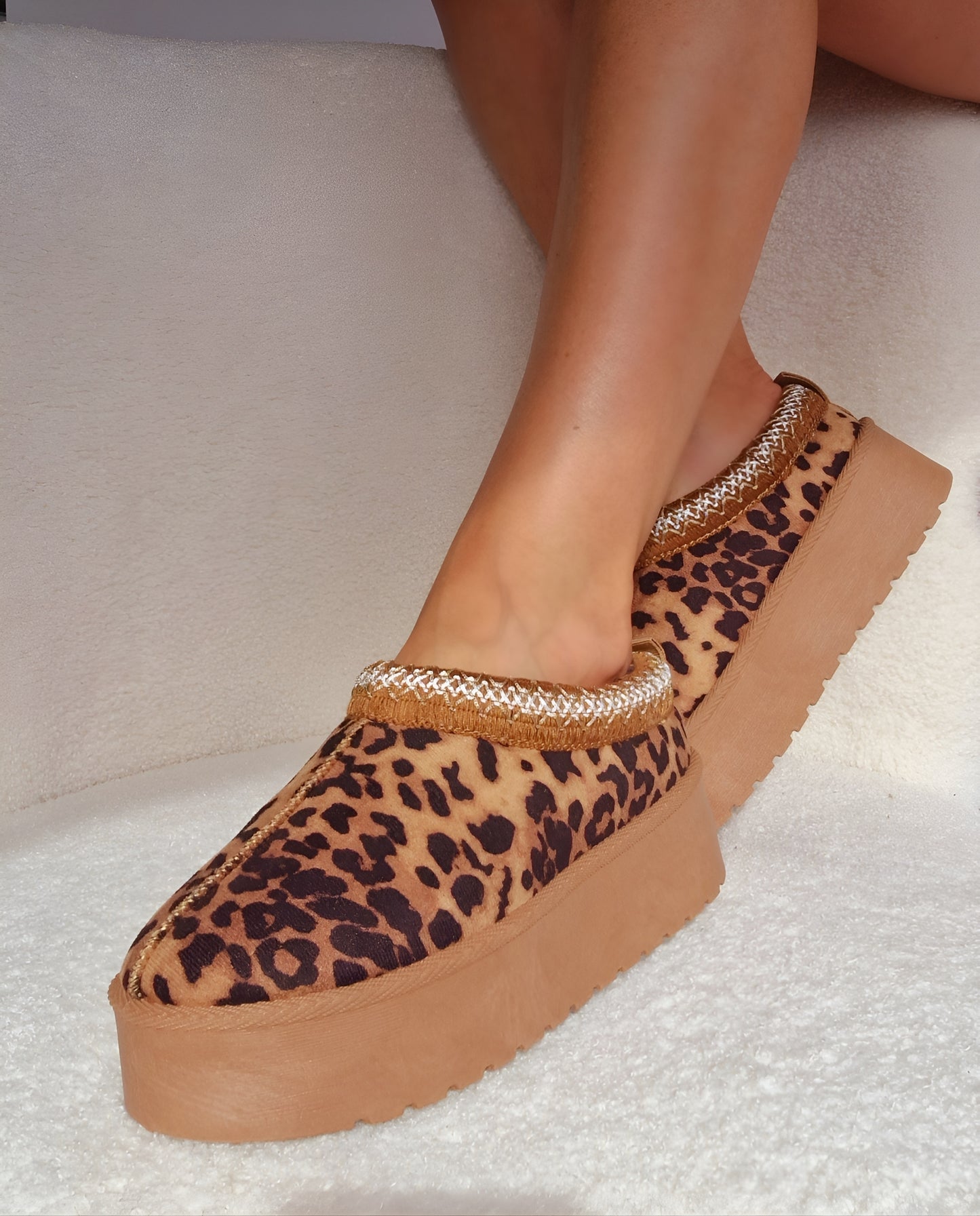 Leopard platform mules